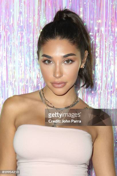 Chantel Jeffries attends Bollare x The Cobrasnake Miami Swim Week Opening Party At The Miami Beach Edition Basement on July 20, 2017 in Miami Beach,...
