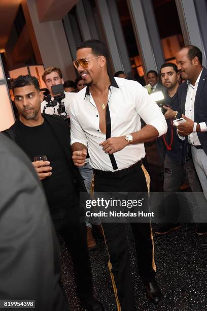 Romeo Santos Celebrates "GOLDEN" and his Birthday at One World Trade Center on July 20, 2017 in New York City.