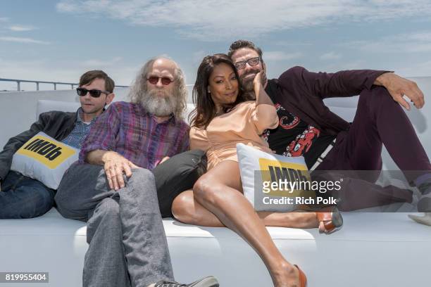 Actors DJ Qualls, Russell Hodgkinson, Kellita Smith and Keith Allan at the #IMDboat At San Diego Comic-Con 2017 on the IMDb Yacht on July 20, 2017 in...