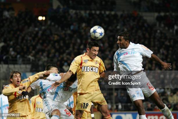 Eric CUBILIER / Habib BEYE - - Marseille / Monaco - 16e journee Ligue 1,