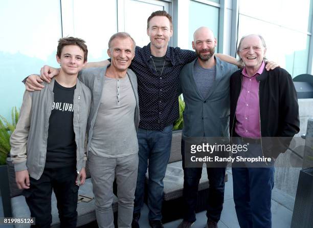 Actors Max Charles, Richard Sammel, Kevin Durand, Corey Stoll and David Bradley attend the Entertainment Weekly and FX After Dark event at the EW...