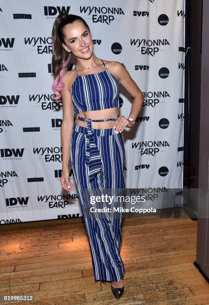 Actor Tamara Duarte at the "Wynonna Earp" Media Mixer with cast and Fan Appreciation Party during Comic-Con International 2017 on July 20, 2017 in...