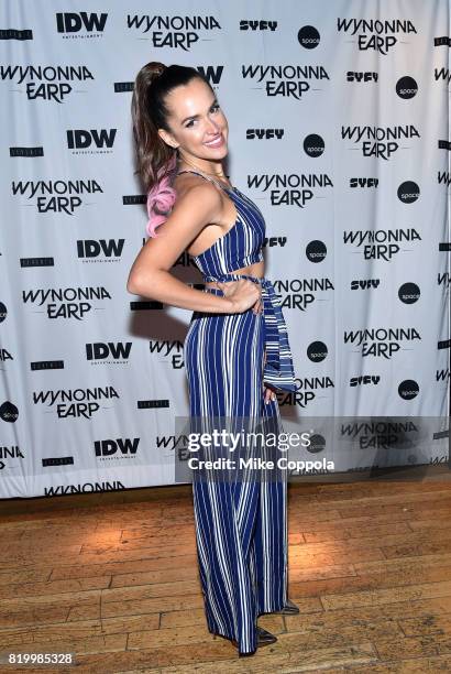 Actor Tamara Duarte at the "Wynonna Earp" Media Mixer with cast and Fan Appreciation Party during Comic-Con International 2017 on July 20, 2017 in...