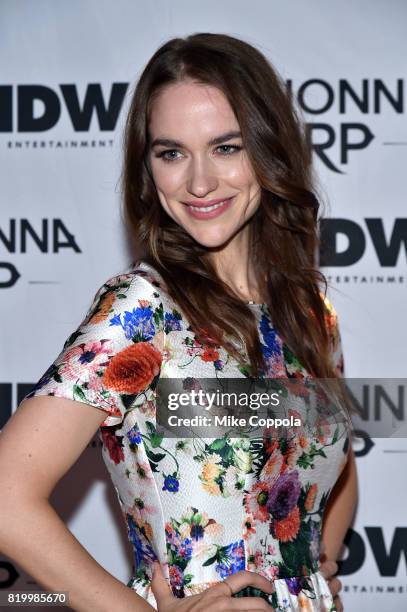 Actor Melanie Scrofano at the "Wynonna Earp" Media Mixer with cast and Fan Appreciation Party during Comic-Con International 2017 on July 20, 2017 in...