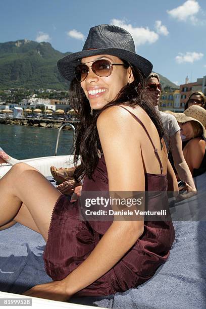 Rosario Dawson attends day fourth of the Ischia Global Film And Music Festival on July 19, 2008 in Ischia, Italy.