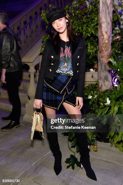 Blogger Amanda Steele at BALMAIN celebrates first Los Angeles boutique opening and Beats by Dre collaboration on July 20, 2017 in Beverly Hills,...