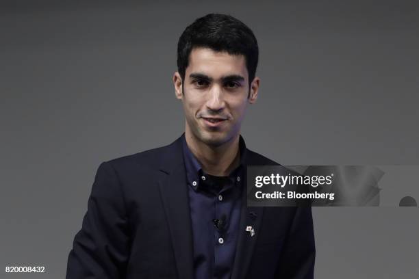 Avraham Zuk, founder and chairman of Zimperium Inc., speaks at the SoftBank World 2017 event in Tokyo, Japan, on Friday, July 21, 2017. SoftBank...