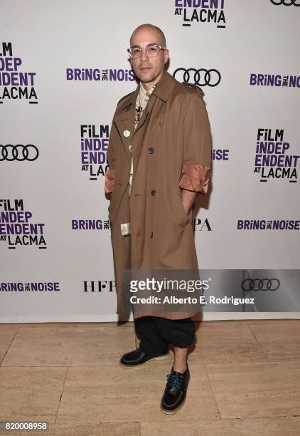 Musician Carlos Chairez of the band "Kinky" attends Film Independent at LACMA's Bring The Noise: Wierd Science at The Bing Theatre At LACMA on July...