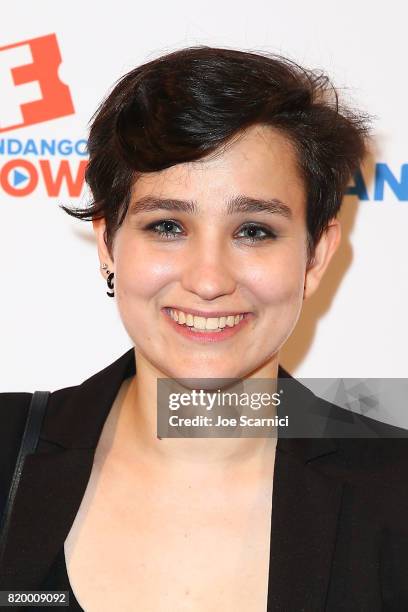 Bex Taylor-Klaus attends the Comic-Con International 2017 - Fandango Opening Night Party at San Diego Convention Center on July 20, 2017 in San...