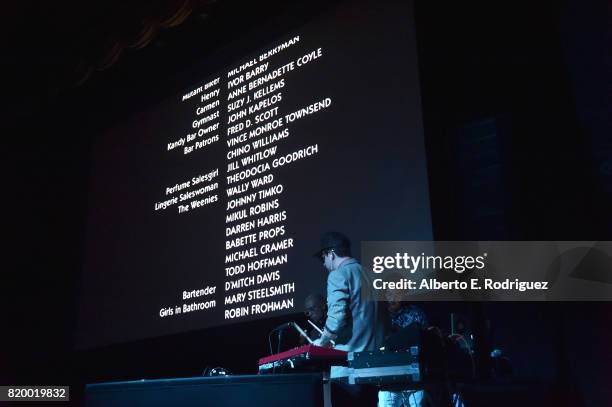 Musicians Carlos Chairez, Ulises Lozano and Gilberto Cerezo of the band "Kinky" attend Film Independent at LACMA's Bring The Noise: Wierd Science at...