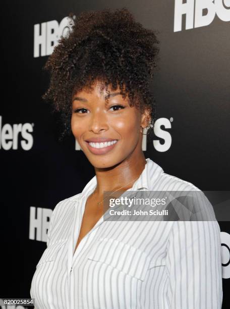 Actress Brittany S. Hall attends HBO's "Ballers" Season 3 Pop-Up Experience on July 20, 2017 in Los Angeles, California.