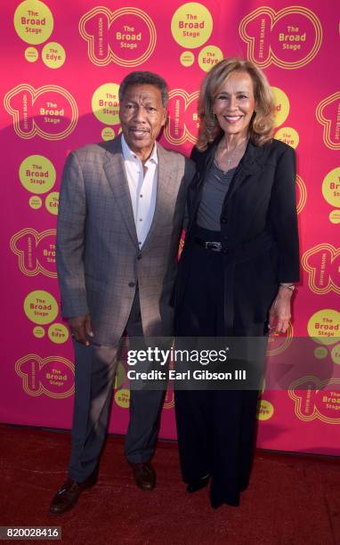 Recording Artist Billy Davis Jr. And Marilyn McCoo attend the Opening Night Of "Born For This" at The Broad Stage on July 20, 2017 in Santa Monica,...