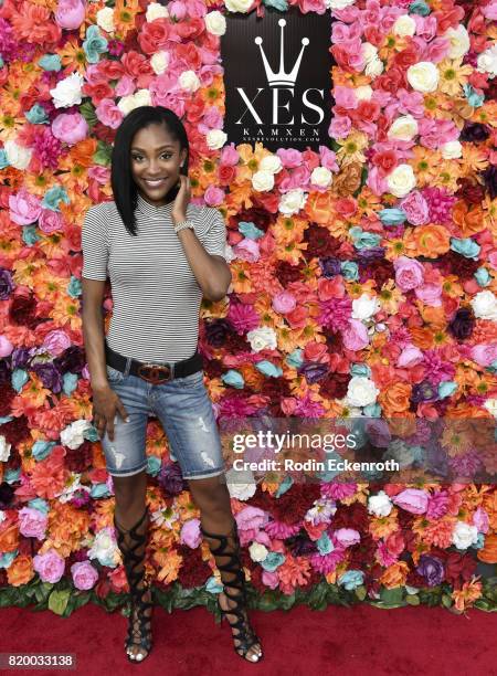 Kamiyla Bell attends XES: Sip, Shop, Slay at Therapy LA on July 20, 2017 in Los Angeles, California.