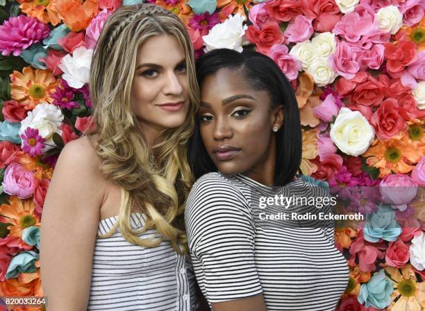 Rachel McCord and Kamiyla Bell attend XES: Sip, Shop, Slay at Therapy LA on July 20, 2017 in Los Angeles, California.