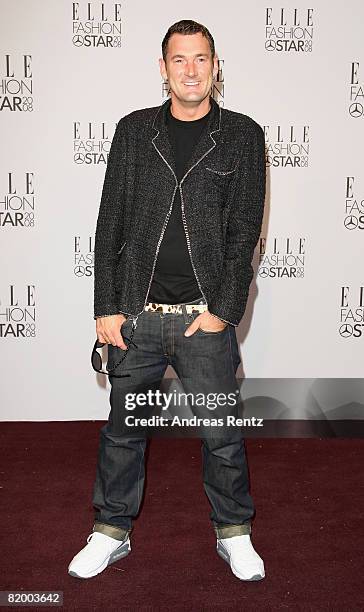 Fashion designer Michael Michalsky arrives at the ELLE Fashion Star award ceremony during Mercedes Benz Fashion week Spring/Summer 2009 at the...