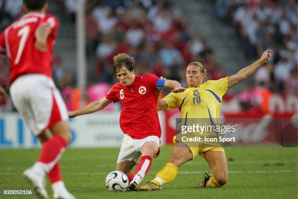 Johann VOGEL / Andrei VORONIN - Suisse / Ukraine - - Coupe du Monde 2006 - Cologne - Allemagne,