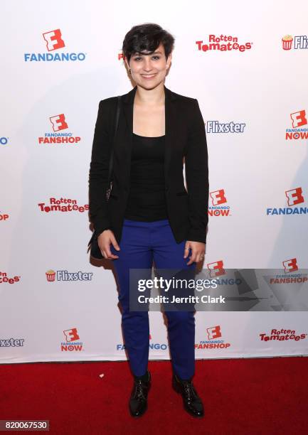 Bex Taylor-Klaus attends Comic-Con International 2017 - Fandango Opening Night Party With Special Performance By Elle King - Arrivals at San Diego...