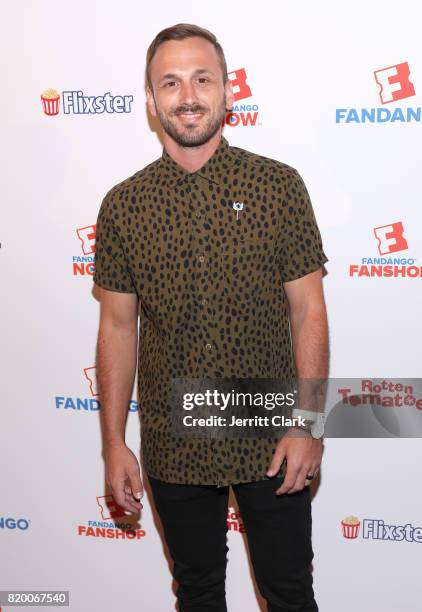 Adam McArthur attends Comic-Con International 2017 - Fandango Opening Night Party With Special Performance By Elle King - Arrivals at San Diego...