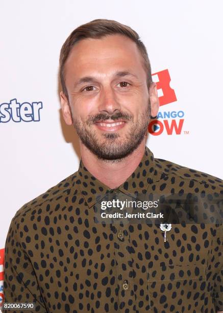 Adam McArthur attends Comic-Con International 2017 - Fandango Opening Night Party With Special Performance By Elle King - Arrivals at San Diego...