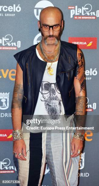 Roberto Etxeberria attends the Platino Awards 2017 welcome Party on July 20, 2017 in Madrid, Spain.