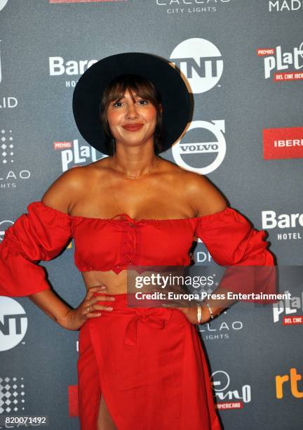 Jaki Cruz attends the Platino Awards 2017 welcome Party on July 20, 2017 in Madrid, Spain.