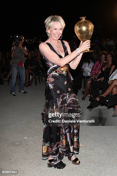 Trudy Styler attends day four of the Ischia Global Film And Music Festival on July 19, 2008 in Ischia, Italy.