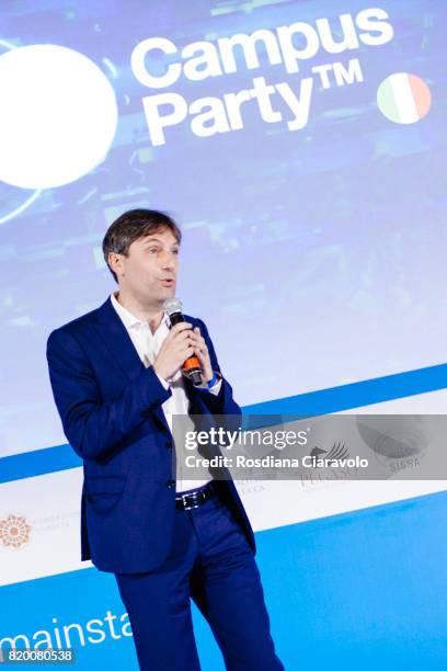 Vice-president of the Lombardy Region Fabrizio Sala attends Campus Party on July 20, 2017 in Milan, Italy.