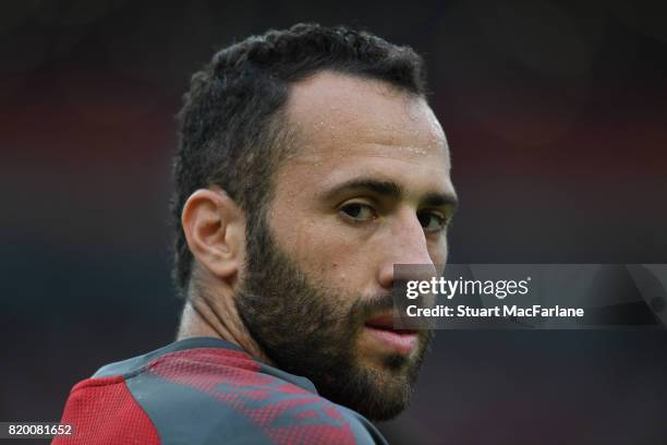 David Ospina of Arsenal during a training session at the Birds Nest stadium on July 21, 2017 in Beijing, China.