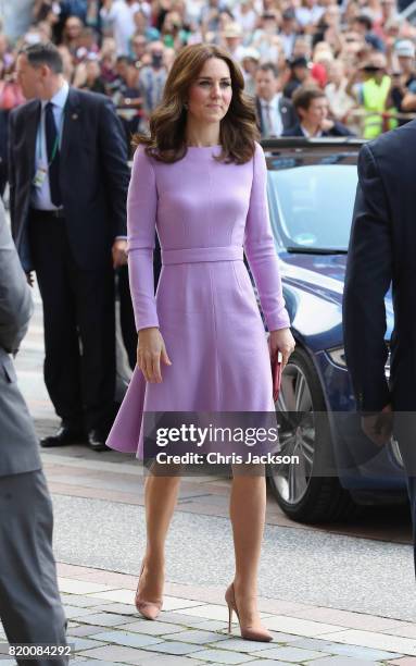 Prince William, Duke of Cambridge and Catherine, Duchess of Cambridge visit the Maritime Museum to celebrate the joint UK-German year of science,...