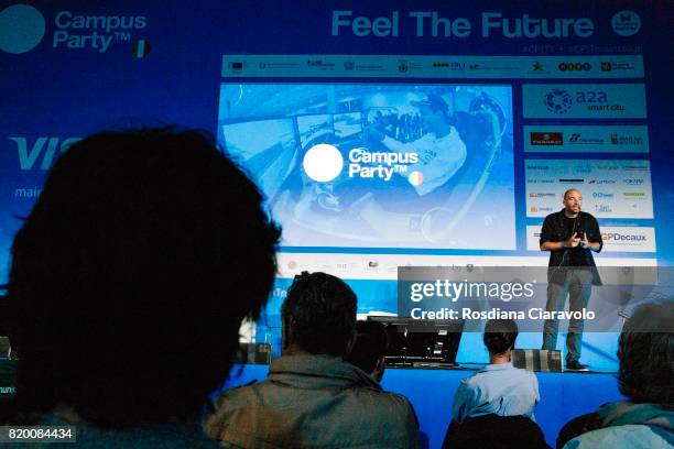 Andrea Pezzi attends Campus Party on July 20, 2017 in Milan, Italy.