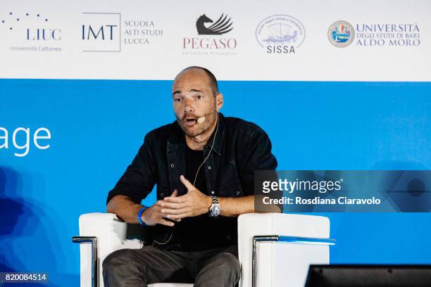 Andrea Pezzi attends Campus Party on July 20, 2017 in Milan, Italy.