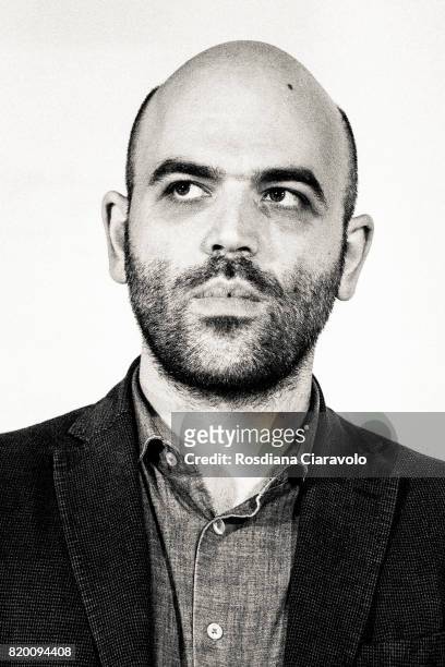 Writer Roberto Saviano attends Campus Party on July 20, 2017 in Milan, Italy.