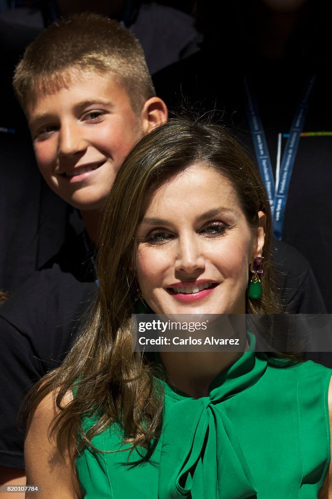 Queen Letizia Of Spain Inaugurates Summer Courses In Oviedo