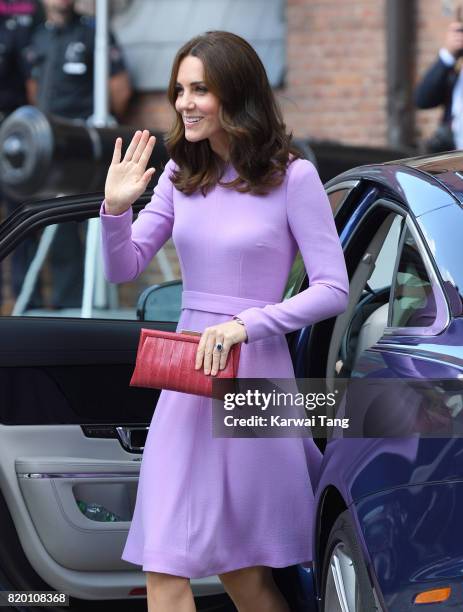 Catherine, Duchess of Cambridge visits the Maritime Museum on day 3 of their official visit to Germany on July 21, 2017 in Hamburg, Germany.