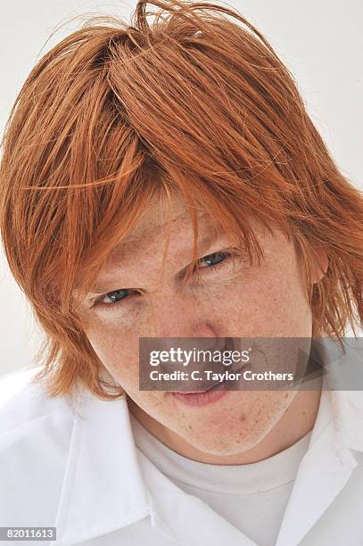 Musician Brett Dennen poses for a portrait during the 2008 Mile High Music Festival at Dick's Sporting Goods Park on July 20, 2008 in Denver,...