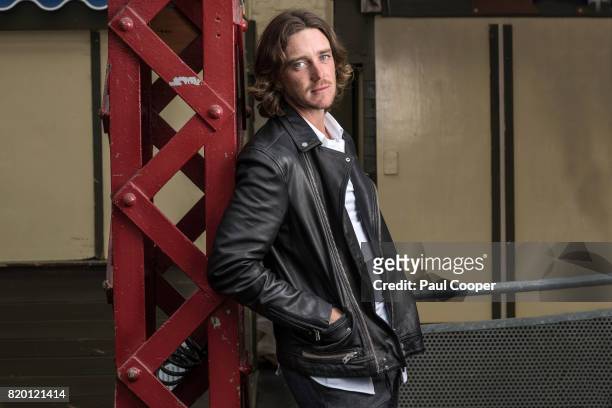 Golfer Tommy Fleetwood is photographed for the Sunday Times on July 14, 2017 in Southport, England.