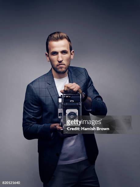Footballer Harry Kane is photographed for Forever Sport magazine on April 13, 2016 in London, England.
