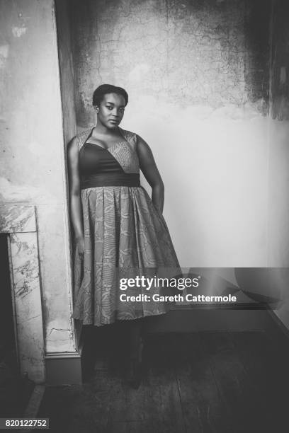 Actor Wunmi Mosaku is photographed on April 24, 2017 in London, England.