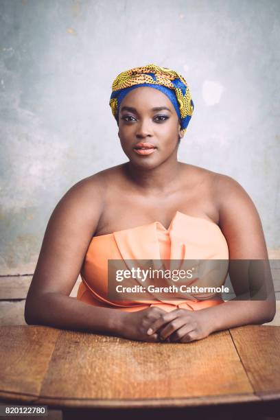 Actor Wunmi Mosaku is photographed on April 24, 2017 in London, England.