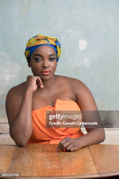 Actor Wunmi Mosaku is photographed on April 24, 2017 in London, England.