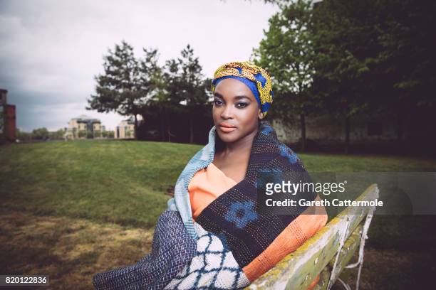 Actor Wunmi Mosaku is photographed on April 24, 2017 in London, England.