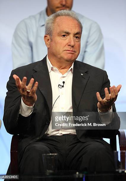 Exec. Producer Lorne Michaels of "Saturday Night Live" speaks during day 13 of the NBC Universal 2008 Summer Television Critics Association Press...