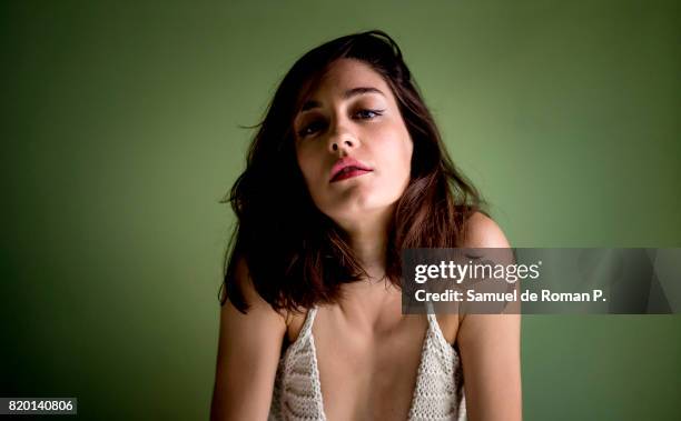 Ana Cela Portrait Session in `Circulo de Bellas Artes´ on July 17, 2017 in Madrid, Spain.