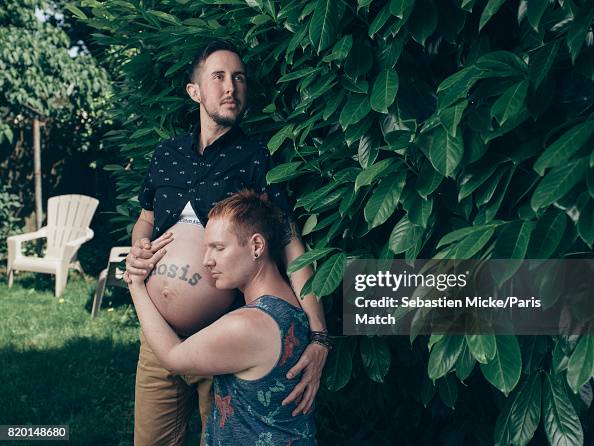 Trystan Reed Trystan Reese who is transgender is photographed with her husband ...