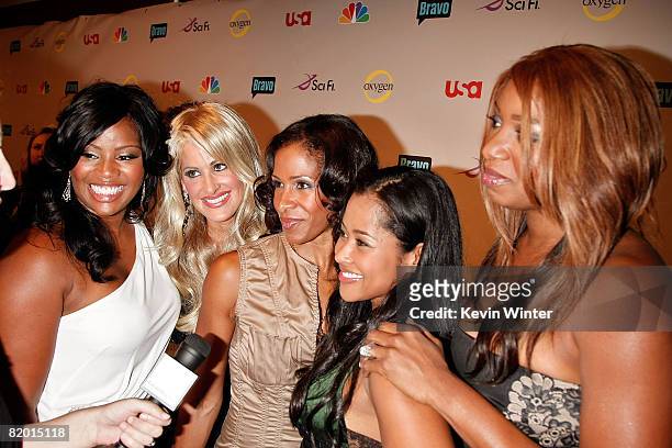 The cast of "The Real Housewives of Atlanta" arrive at the NBC Universal 2008 Press Tour All-Star Party held at the Beverly Hilton Hotel on July 20,...