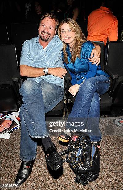 Acting teacher and Howard Fine Acting Studio founder Howard Fine and Cynthia Bain attend the last day of singer Deborah Gibson's Camp Electric Youth...