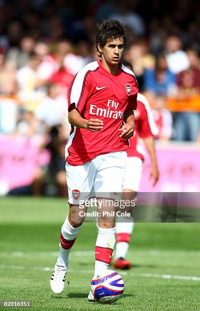 Rui Fonte of Arsenal during the Pre Season Friendly match between Barnet and Arsenal at Underhill on July 19, 2008 in London, United Kingdom.