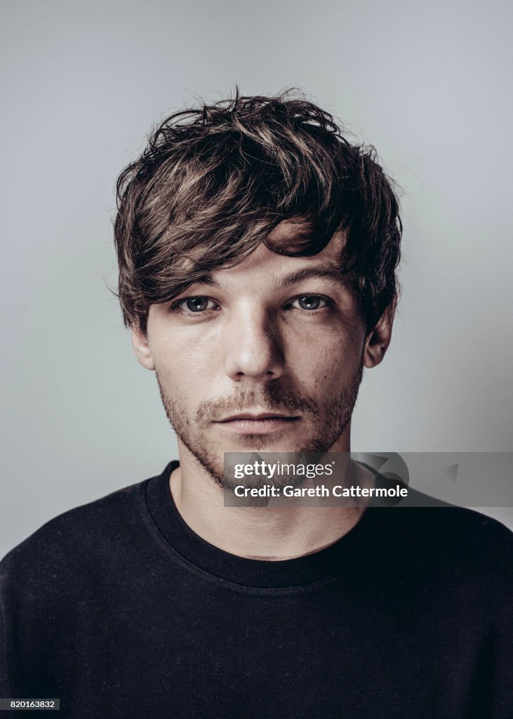 Singer Louis Tomlinson is photographed on July 19, 2017 in London, News  Photo - Getty Images