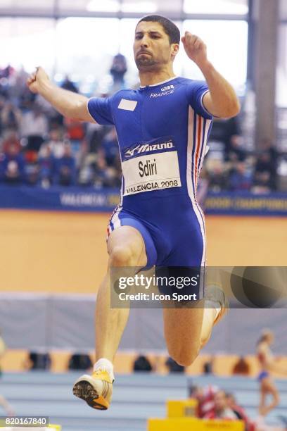 Salim SDIRI - - Saut en longueur - Championnats du monde d'athletisme indoor au Palau Velodrom Lluis Puig - Valence,