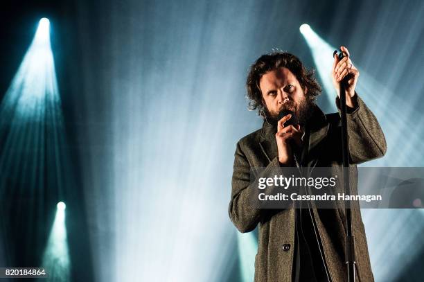 Josh Tillman, better known as Father John Misty, performs for fans during Splendour in the Grass 2017 on July 21, 2017 in Byron Bay, Australia.